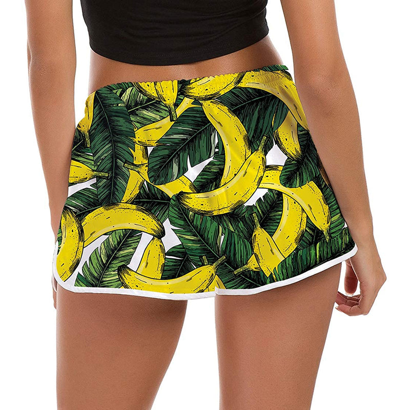 Banana Funny Board Shorts for Women