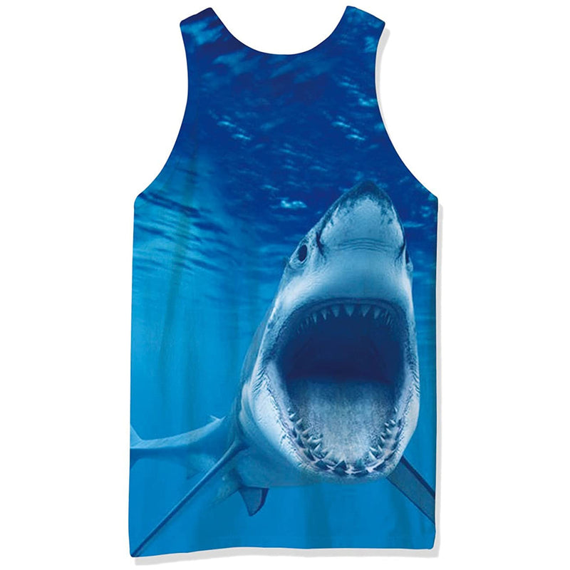 Shark Funny Tank Top