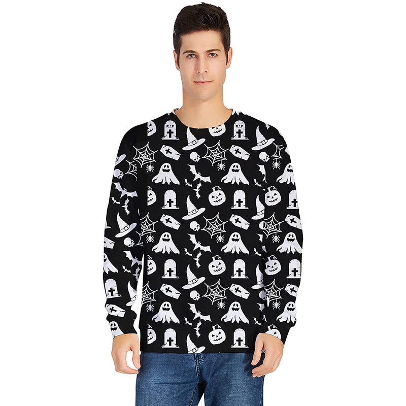 Black Halloween Ugly Christmas Sweater