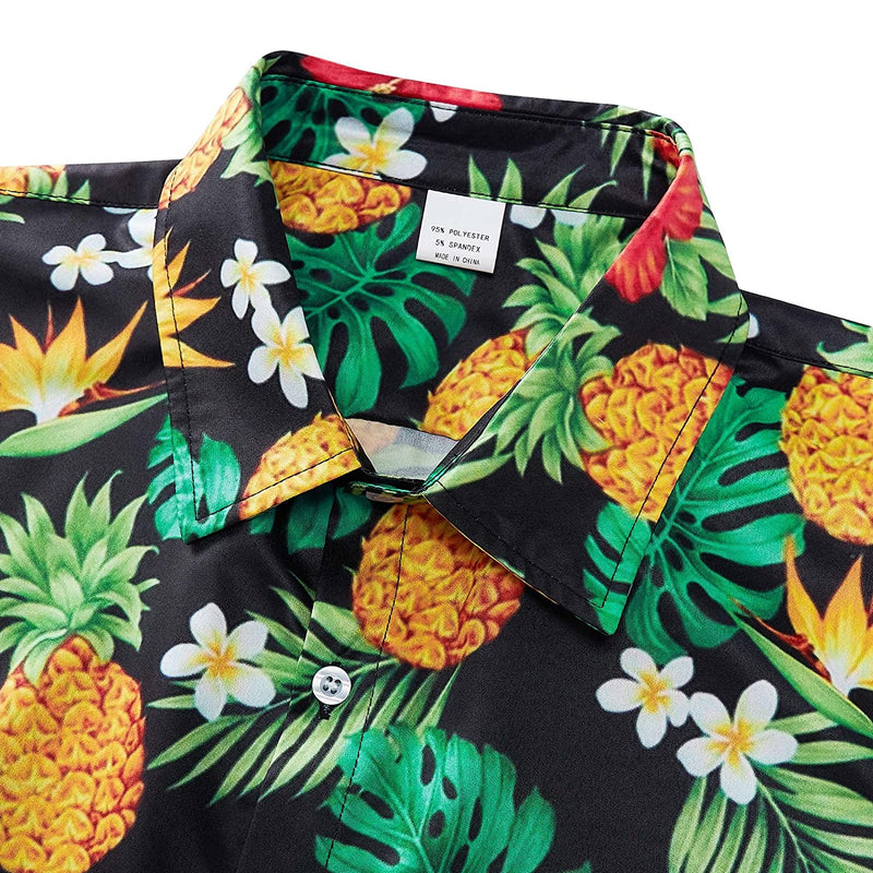 Floral Pineapple Funny Hawaiian Shirt