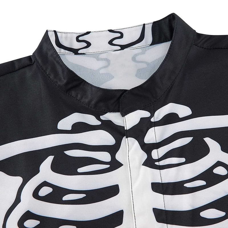 Halloween Skeleton Men Romper