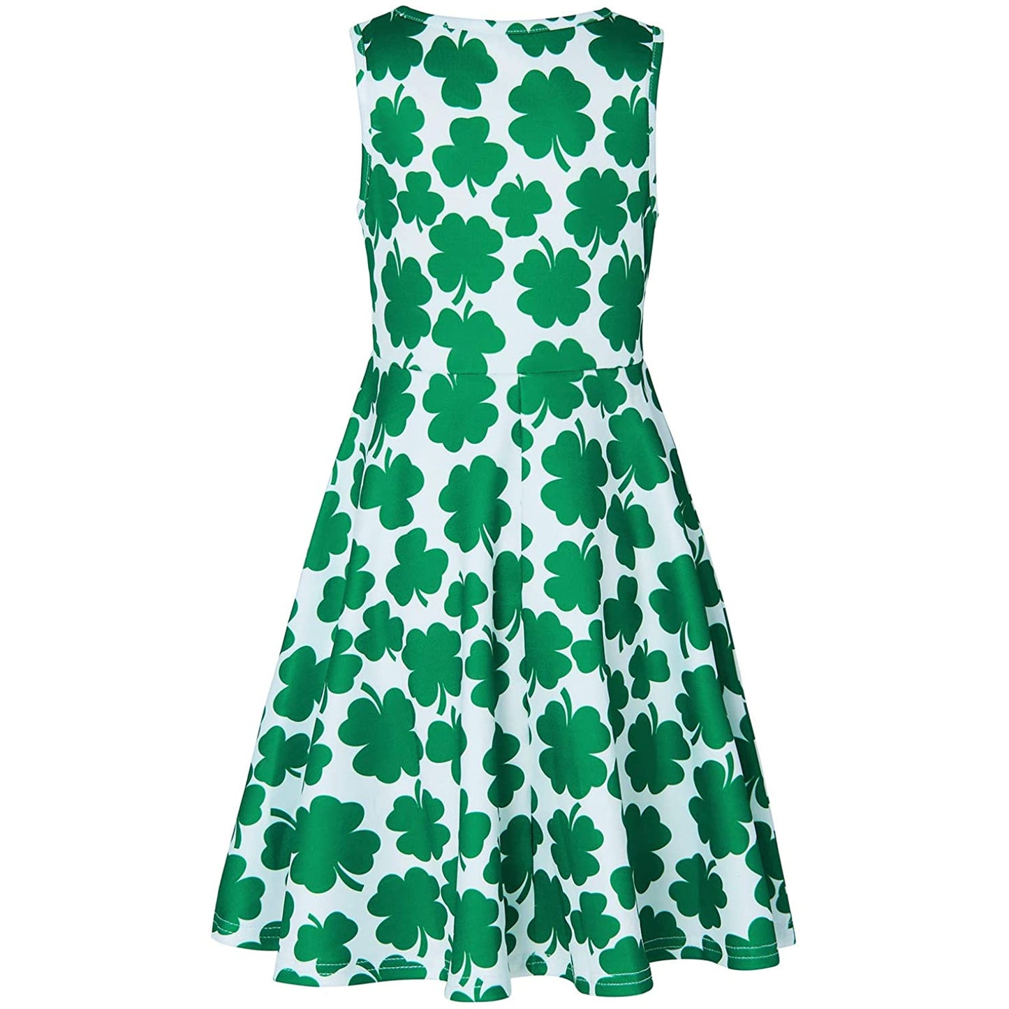 St. Patrick's Day Shamrock Grappig Meisjesjurkje