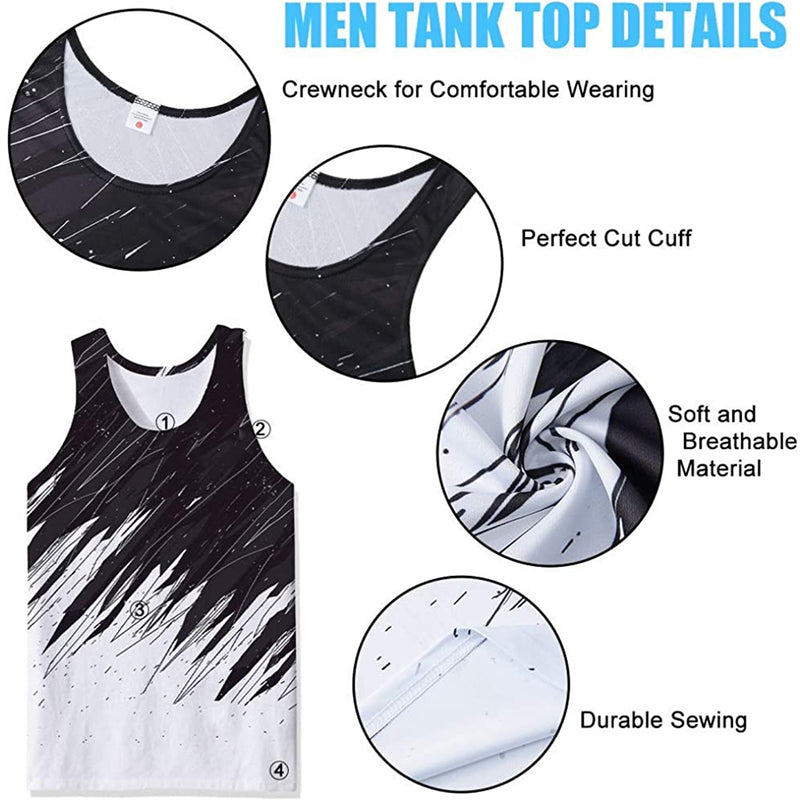 Black & White Funny Tank Top