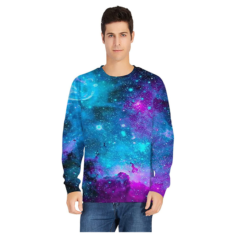 Blue Galaxy Ugly Christmas Sweater