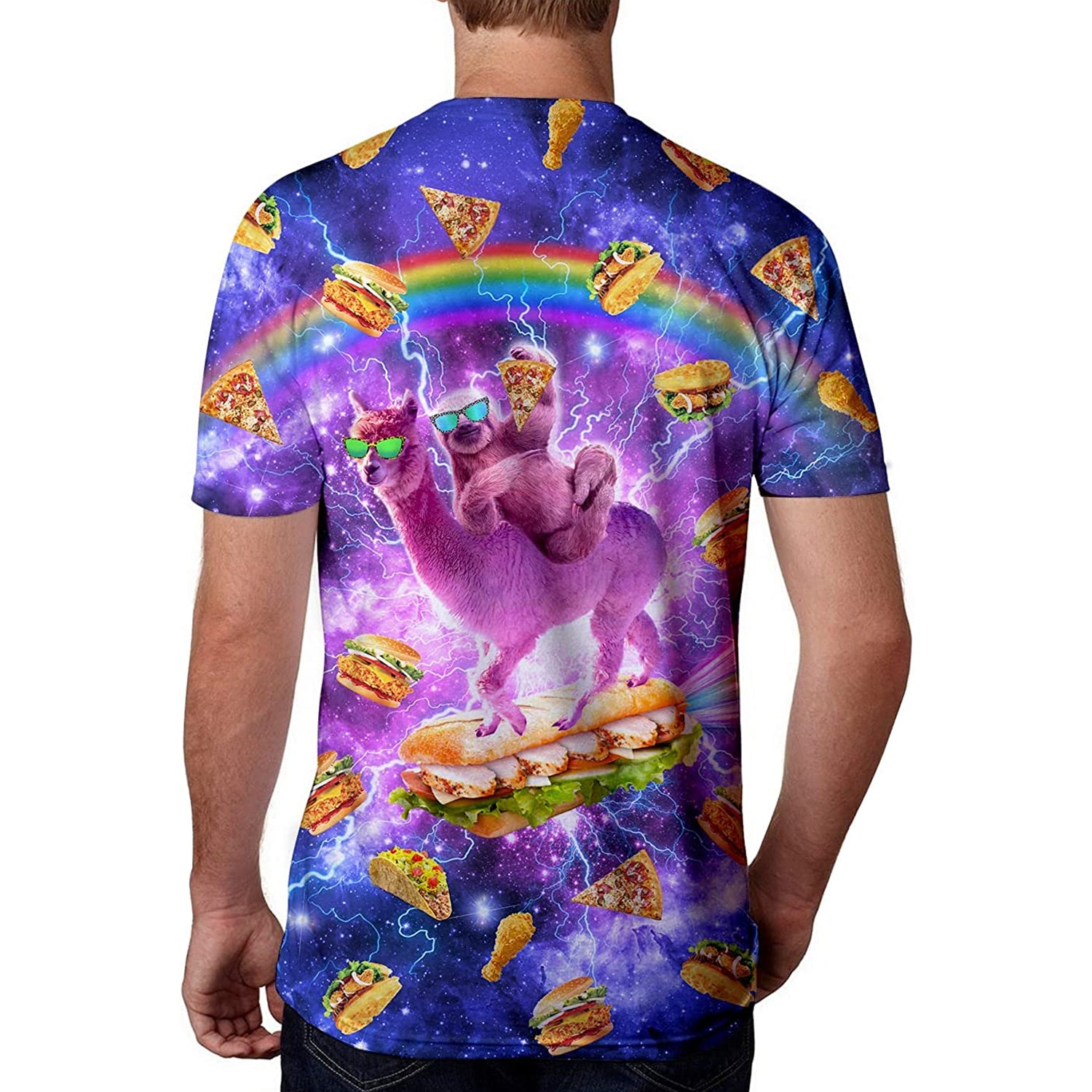 Pizza Sloth Llama Funny T Shirt – D&F Clothing®