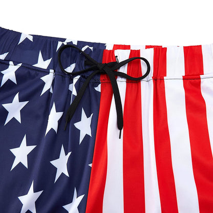 Marine Amerikaanse vlag grappige joggingbroek