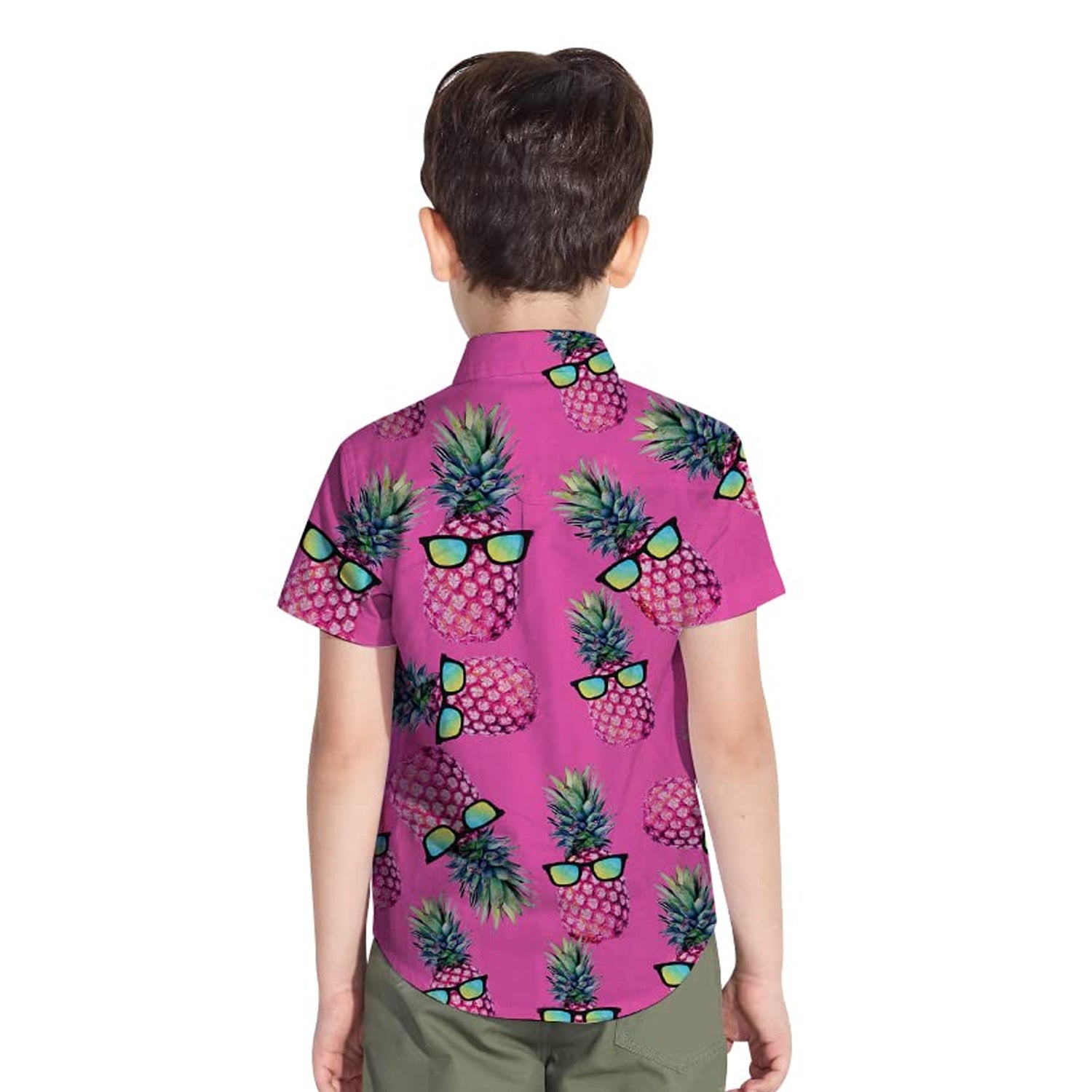Sunglasses Pineapple Pink Funny Toddler Hawaiian Shirt – D&F Clothing®