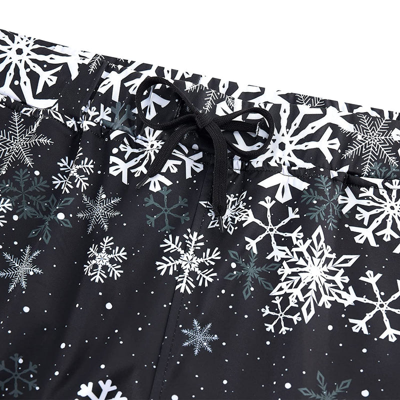 Christmas Snow & Santa Claus Funny Sweatpants