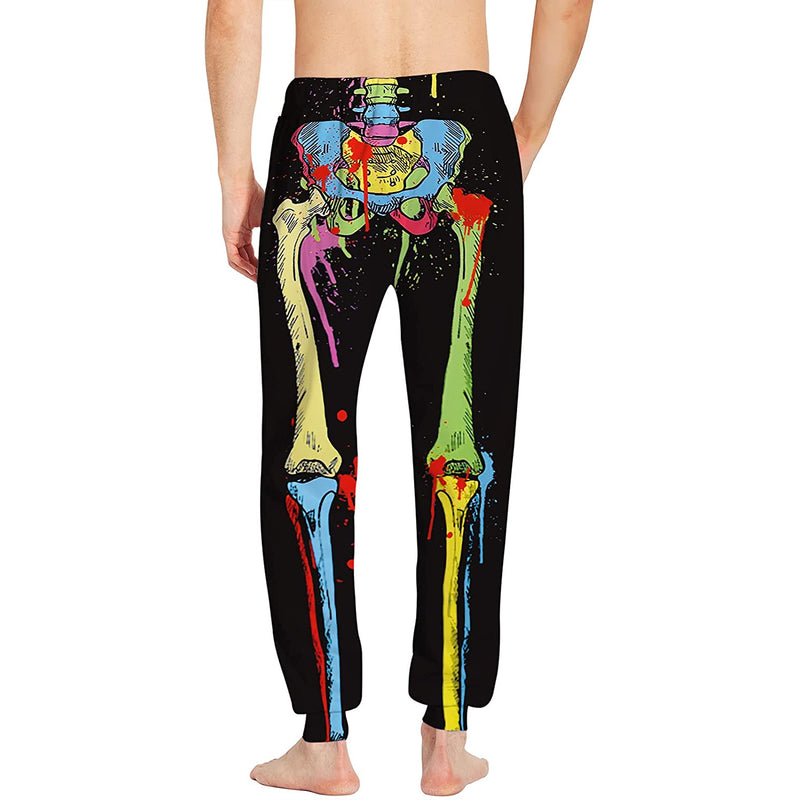 Colorful Skeleton Funny Sweatpants