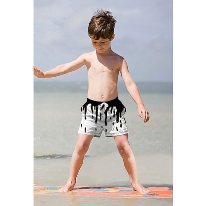 Tropfende lustige Jungen Badehose