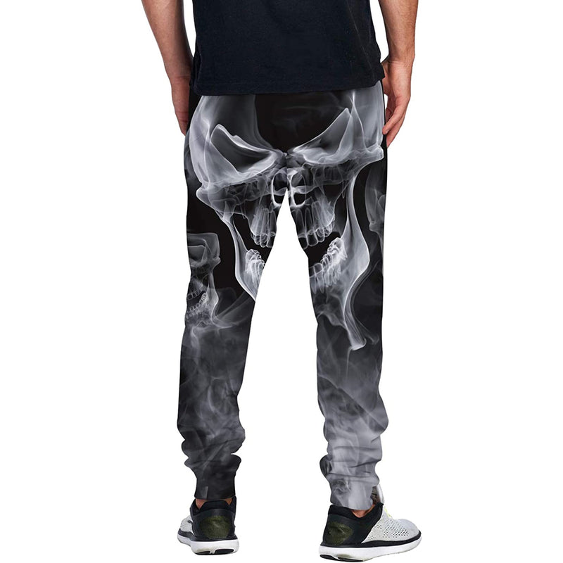 Smoke Skull Funny Sweatpants