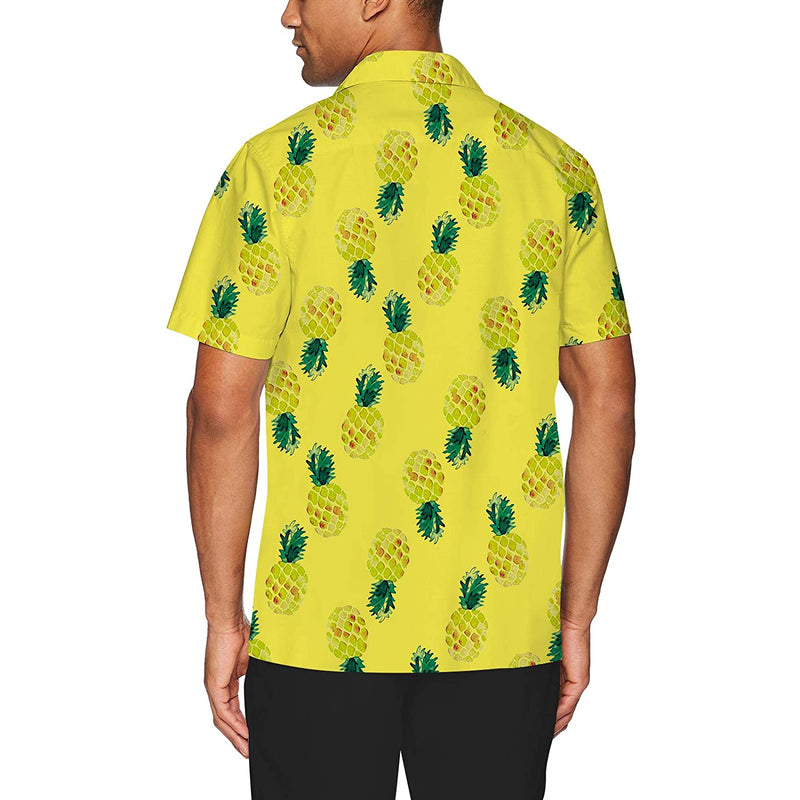 Yellow Pineapple Funny Hawaiian Shirt