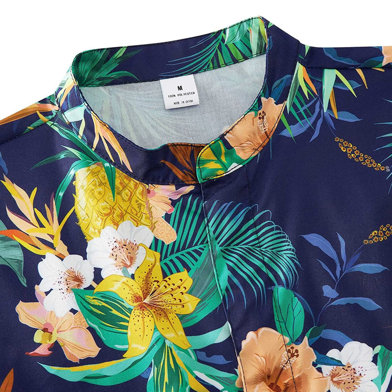 Tropical Flowers Funny Male Romper