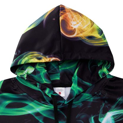 Bunter Rauch Lustiger Kapuzenpullover