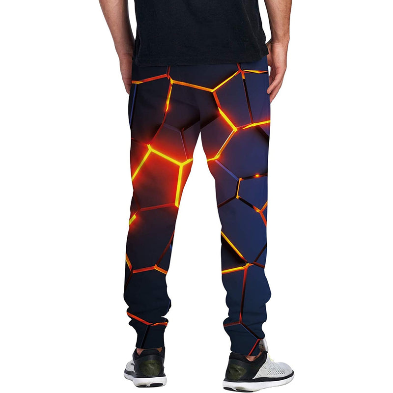 Crack Geometric Funny Sweatpants