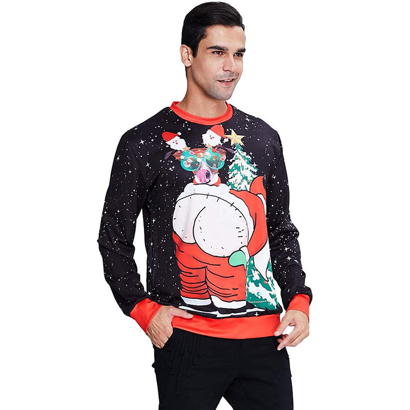 Dog Santa Ass Ugly Christmas Sweater