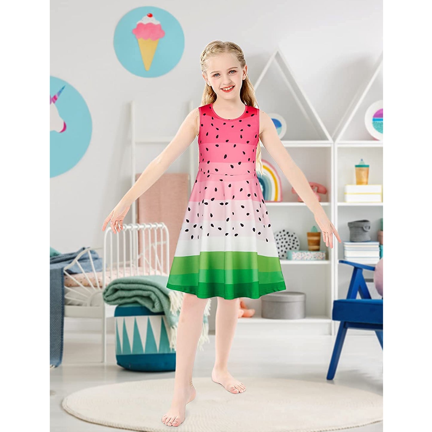 Watermelon Funny Girl Dress L / Watermelon Watermelon Funny Girl Dress L / Watermelon