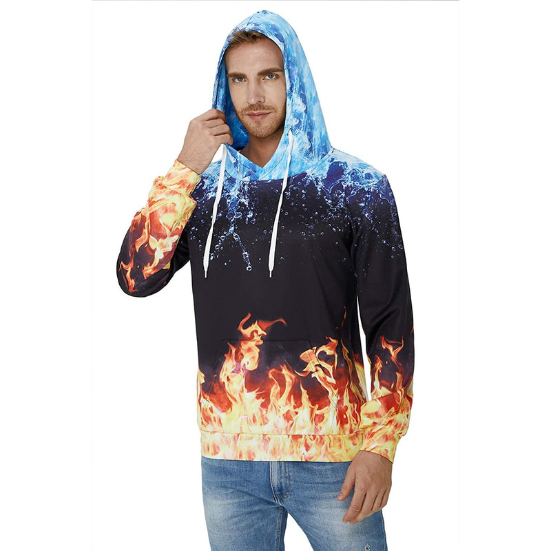 Ice & Fire Funny Hoodie