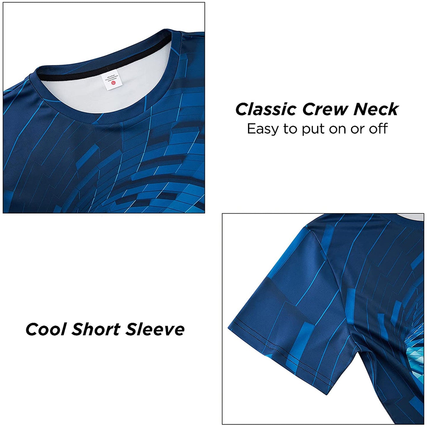 Diepblauwe Tijdtunnel Grappig T-shirt