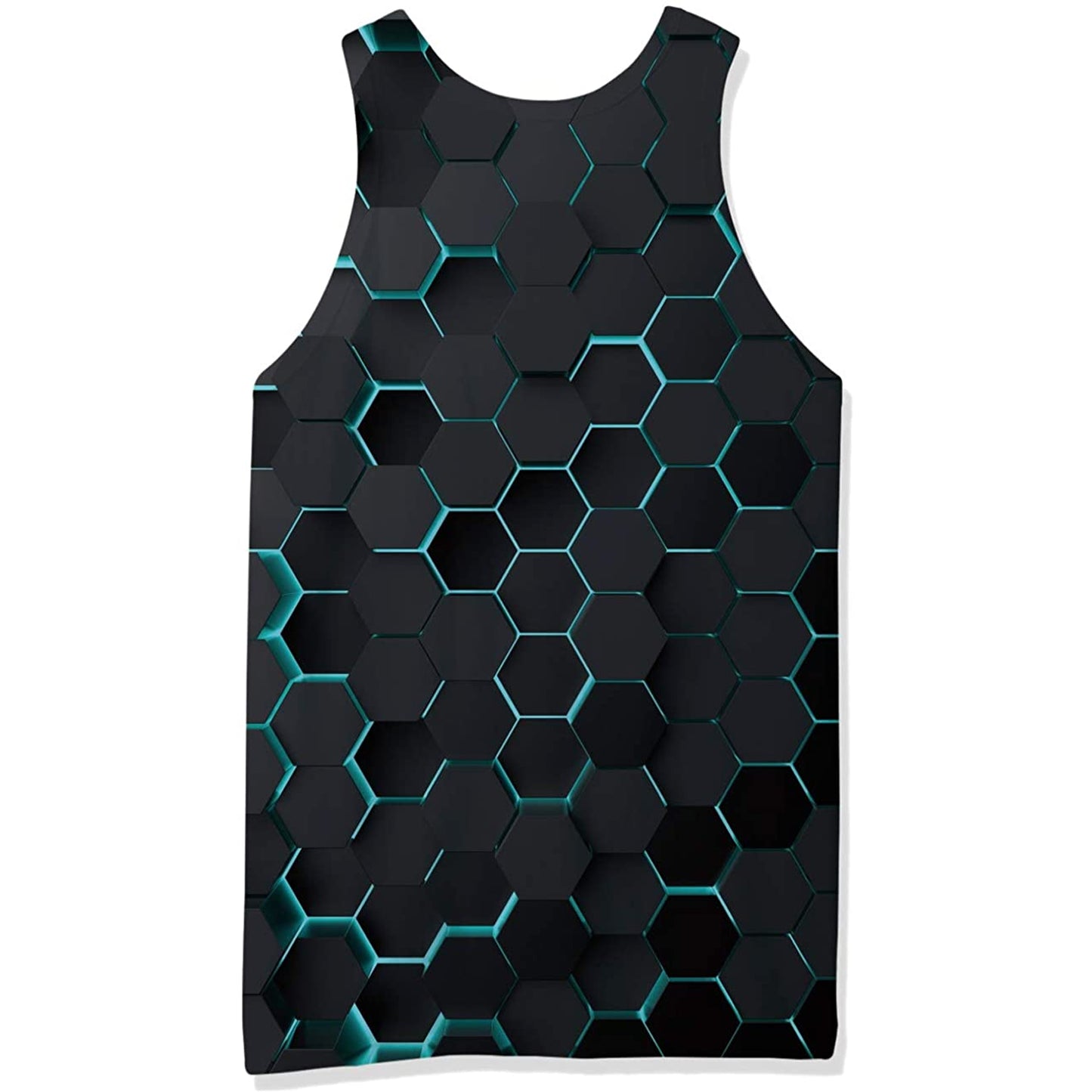 Honeycomb Blue Funny Tank Top