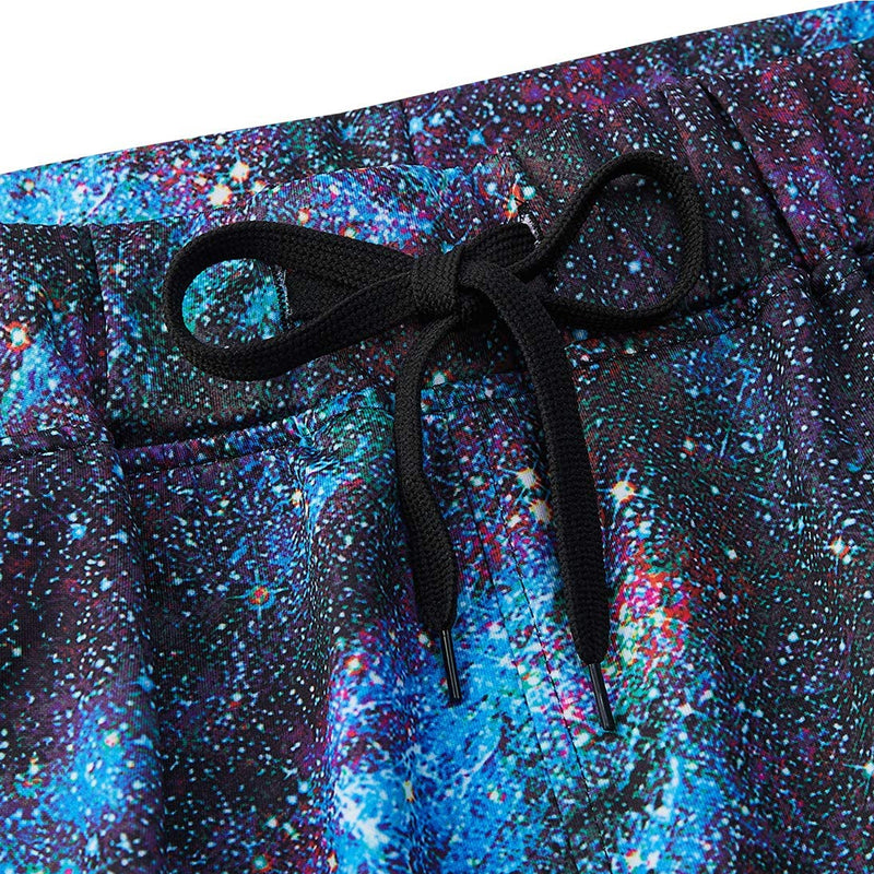 Blue Galaxy Funny Sweatpants