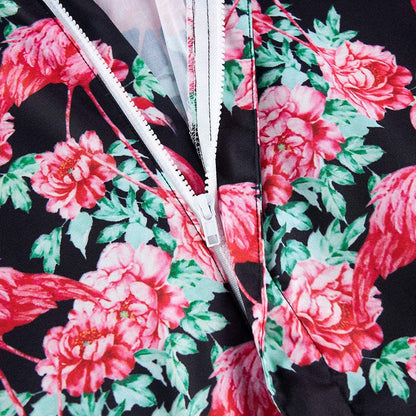 Rosa Flamingo Strampler für Männer
