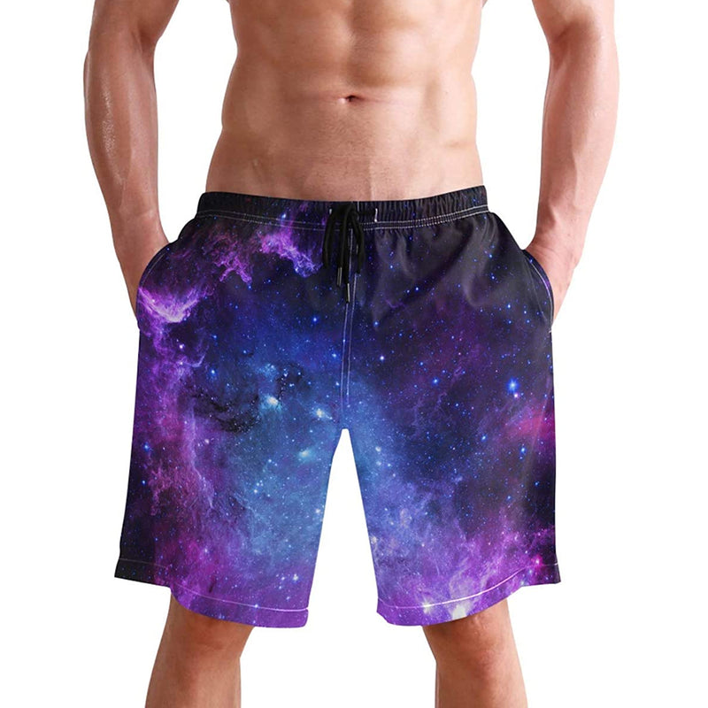 Galaxy Funny Swim Trunks