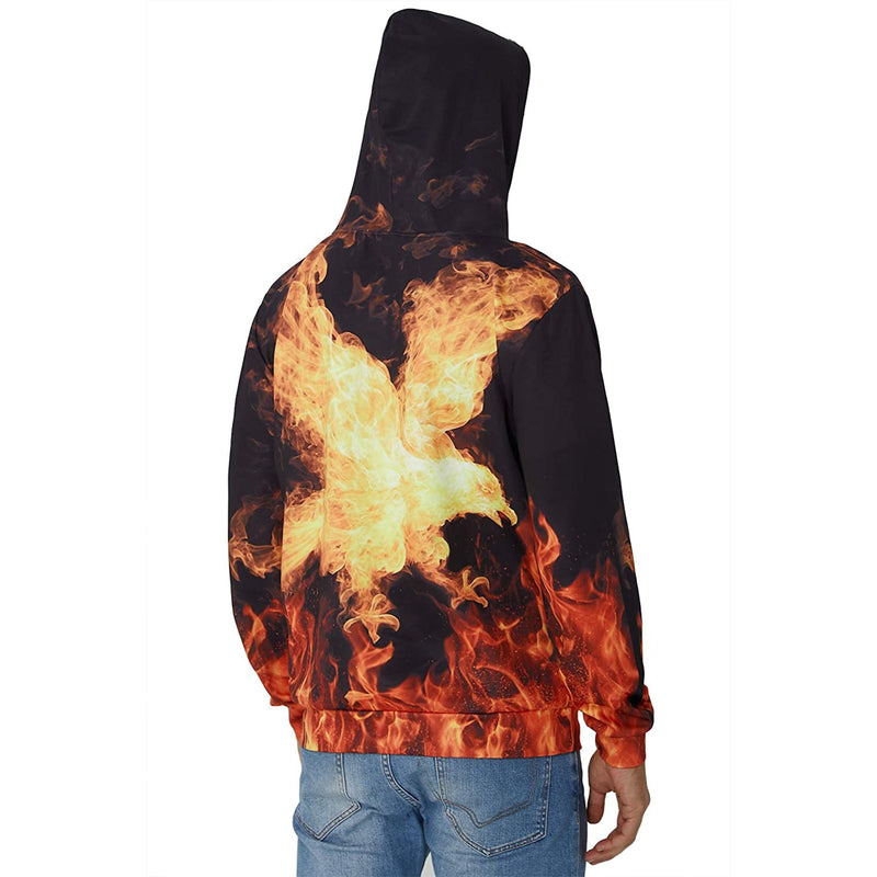 Eagle Fire Funny Hoodie