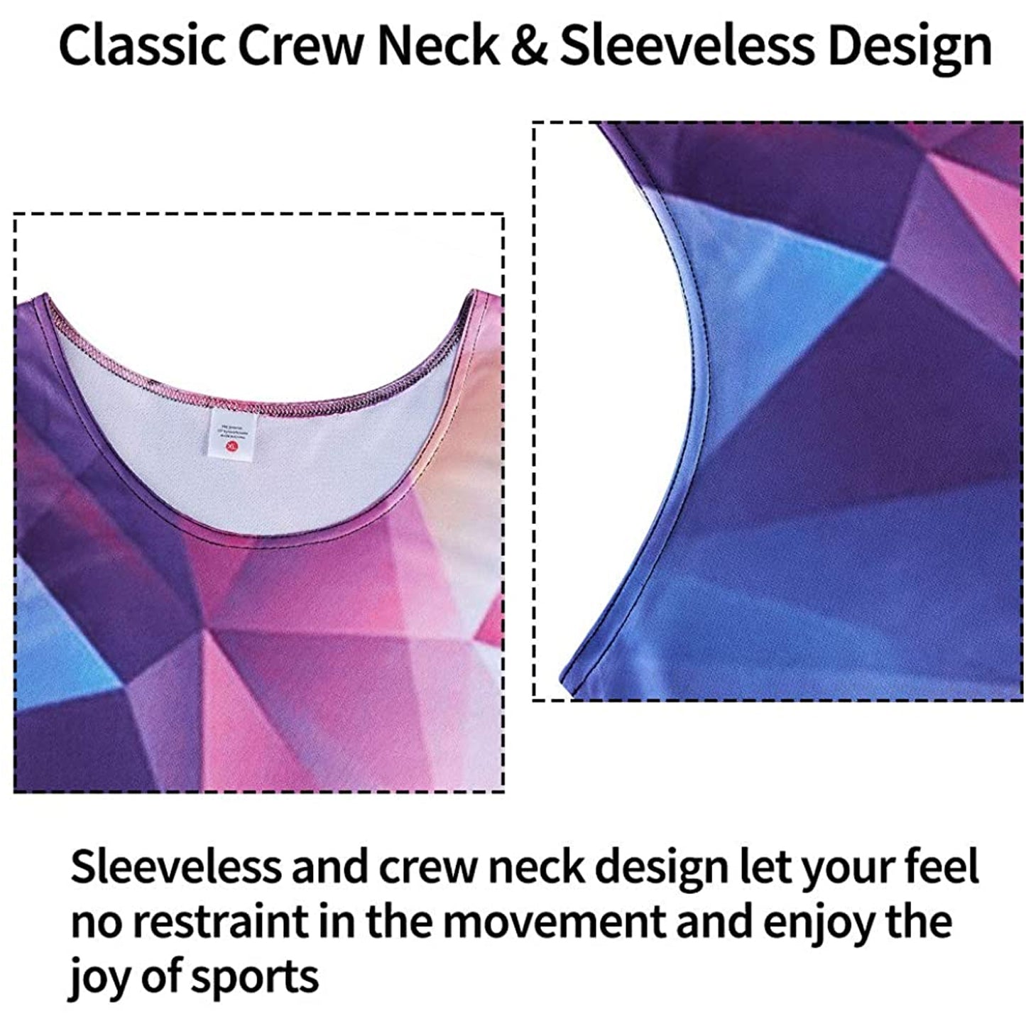 Geometrisches lustiges Tank Top