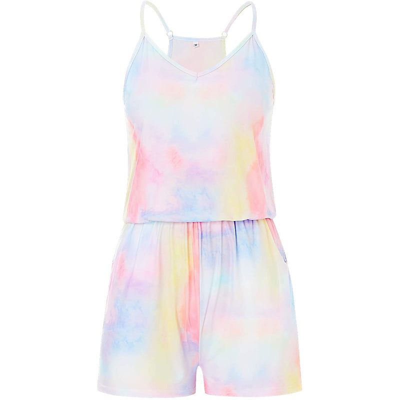 Tie Dye Funny Romper for Women