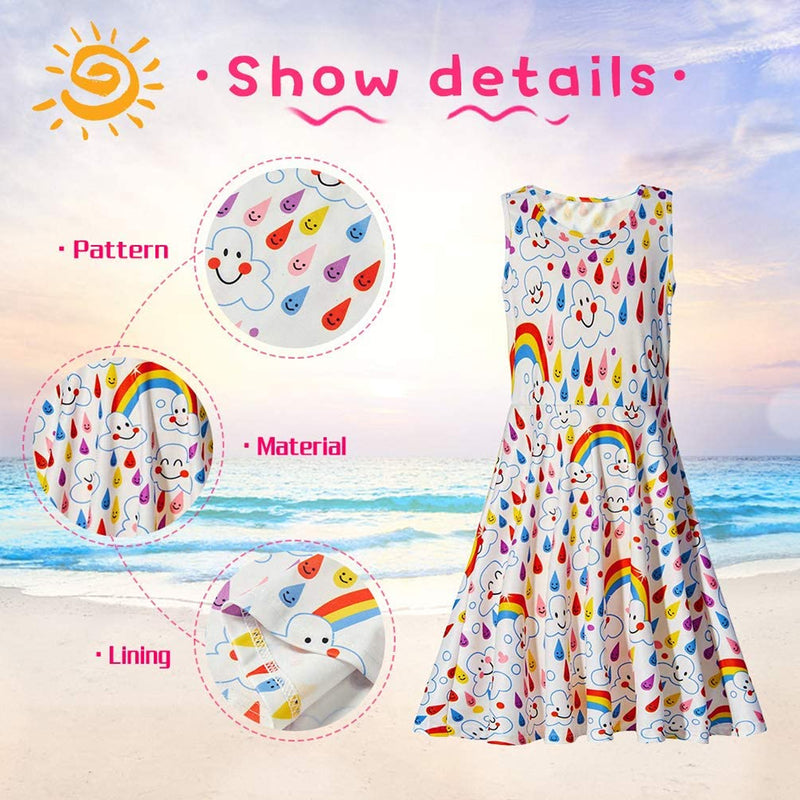 Rainbow Dripping Funny Girl Dress