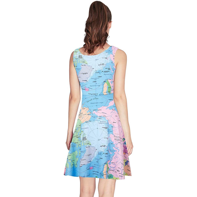 Map Funny Dress for Women