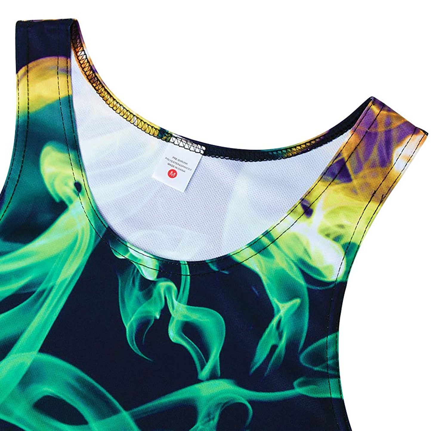Bunter Rauch Lustiges Tank Top