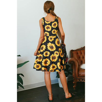 Sunflower Funny Dress for Women M