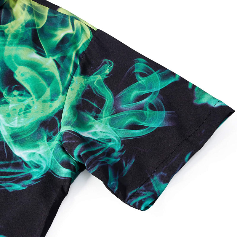 Colorful Smoke Funny Hawaiian Shirt