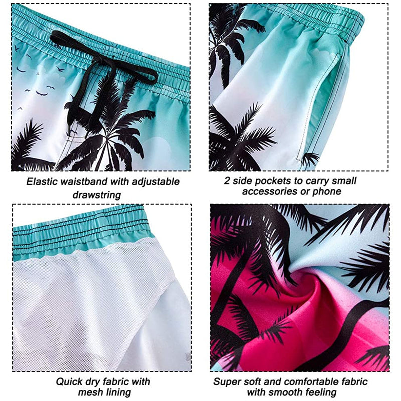 Palm Tree Funny Swim Trunks