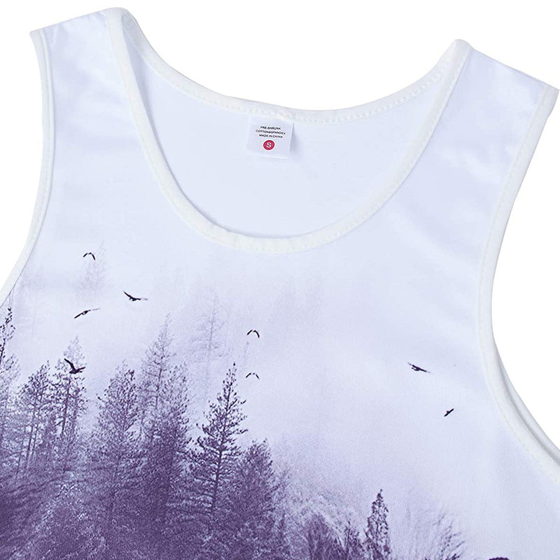 Forest Wolf Funny Tank Top