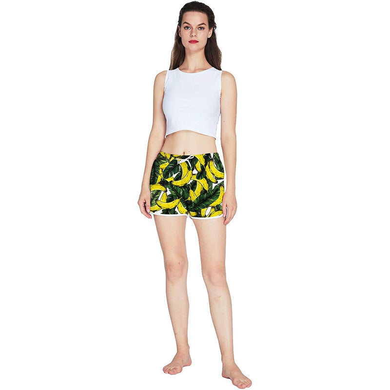 Banana Funny Board Shorts for Women