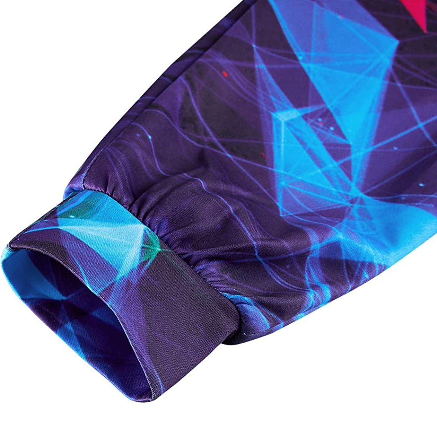 Gelbe Jogginghose mit geometrischem Muster