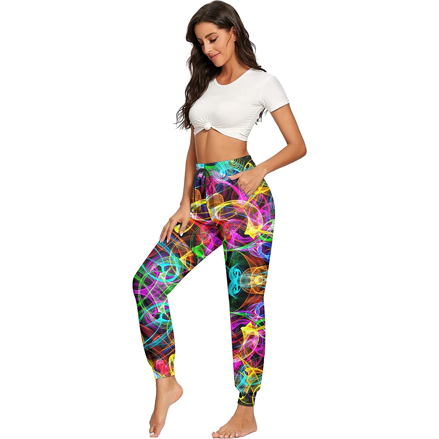 Colorful Smoke Funny Sweatpants