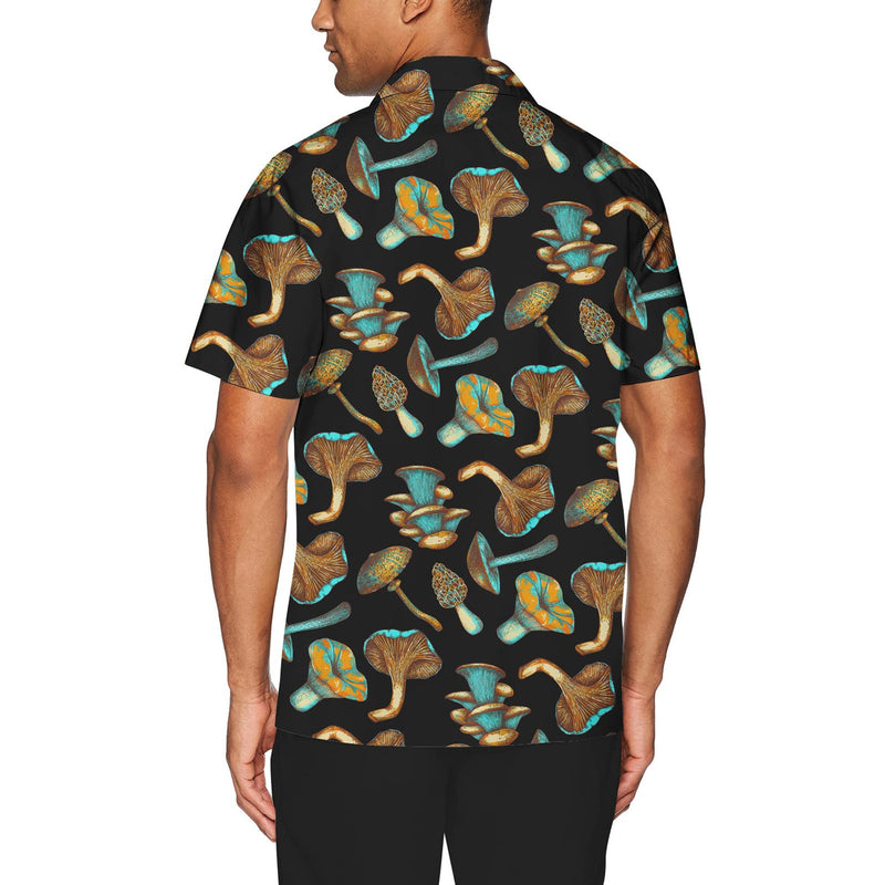 Lustiges Hawaiihemd mit Pilzmotiv