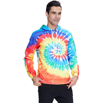 Regenboog Swirl Grappige Hoodie