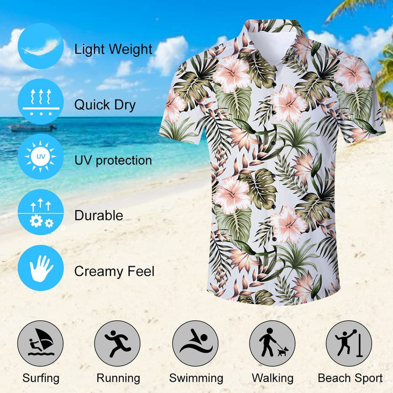 Palm Leaf Tropical Funny Hawaiian Shirt