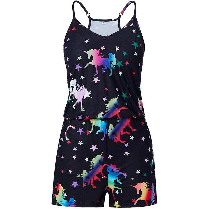 Unicorns Funny Romper for Women