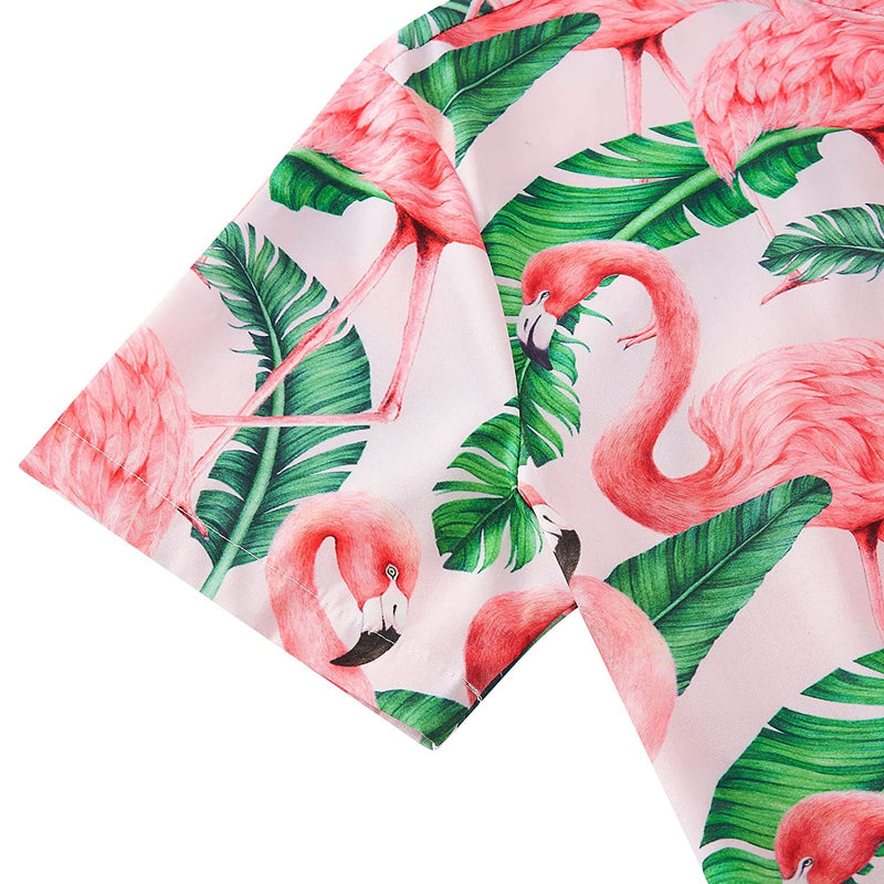 Banana Leaf Flamingos Men Romper