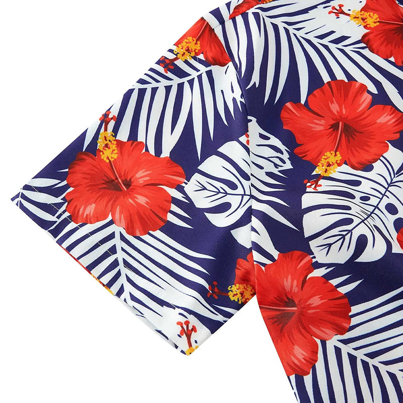 Tropical Flowers Men Romper