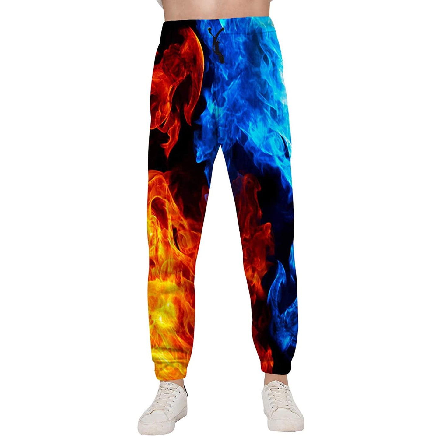 Eis &amp; Feuer Rauch lustige Jogger
