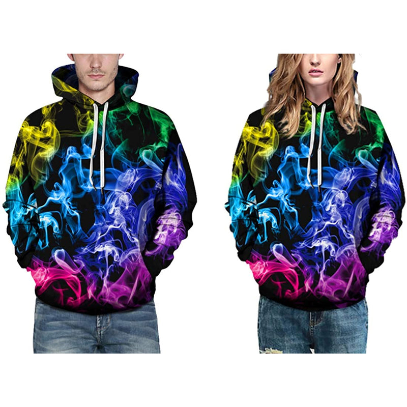 Colorful Smoke Funny Hoodie