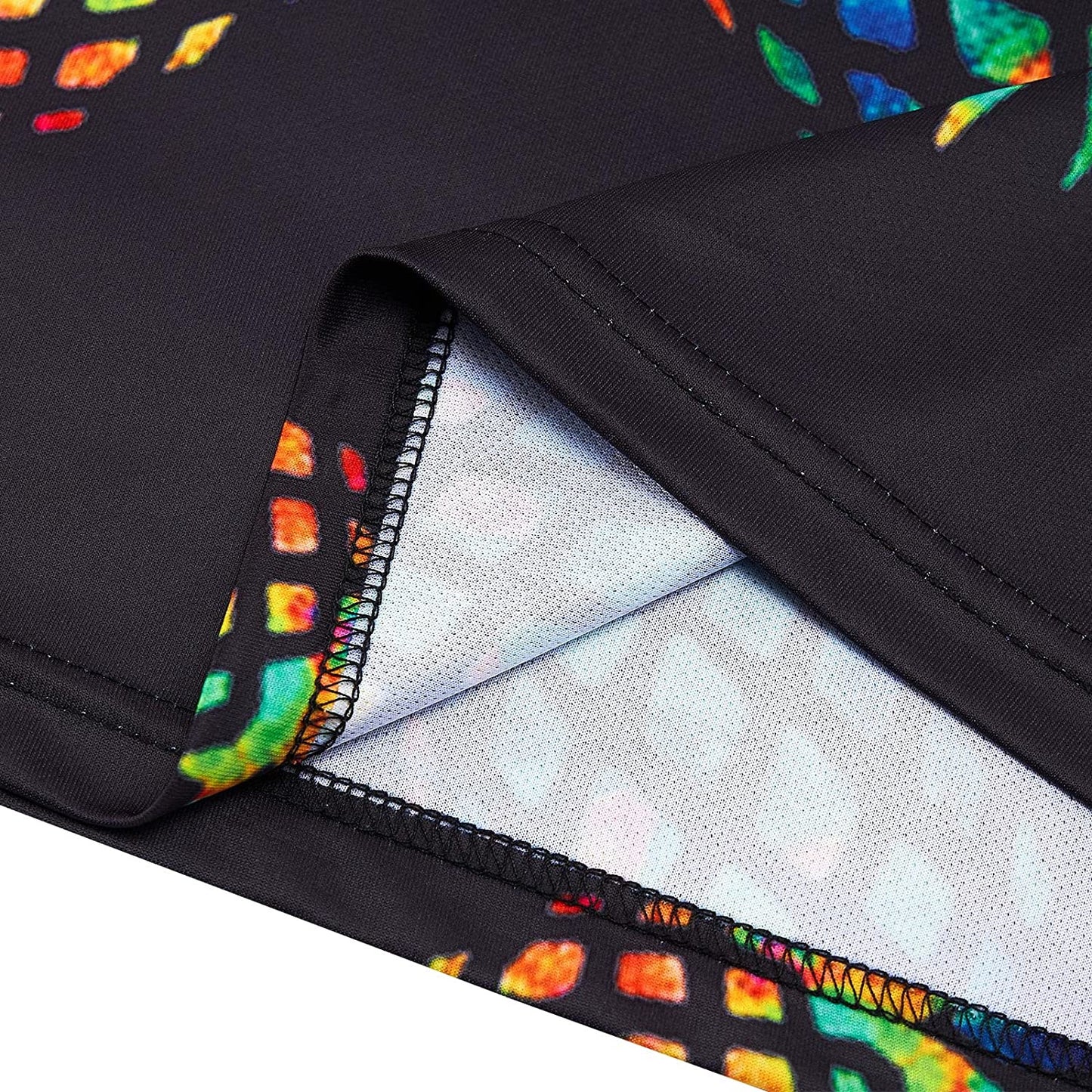 Lustiges Tank Top mit Ananas-Print, Schwarz