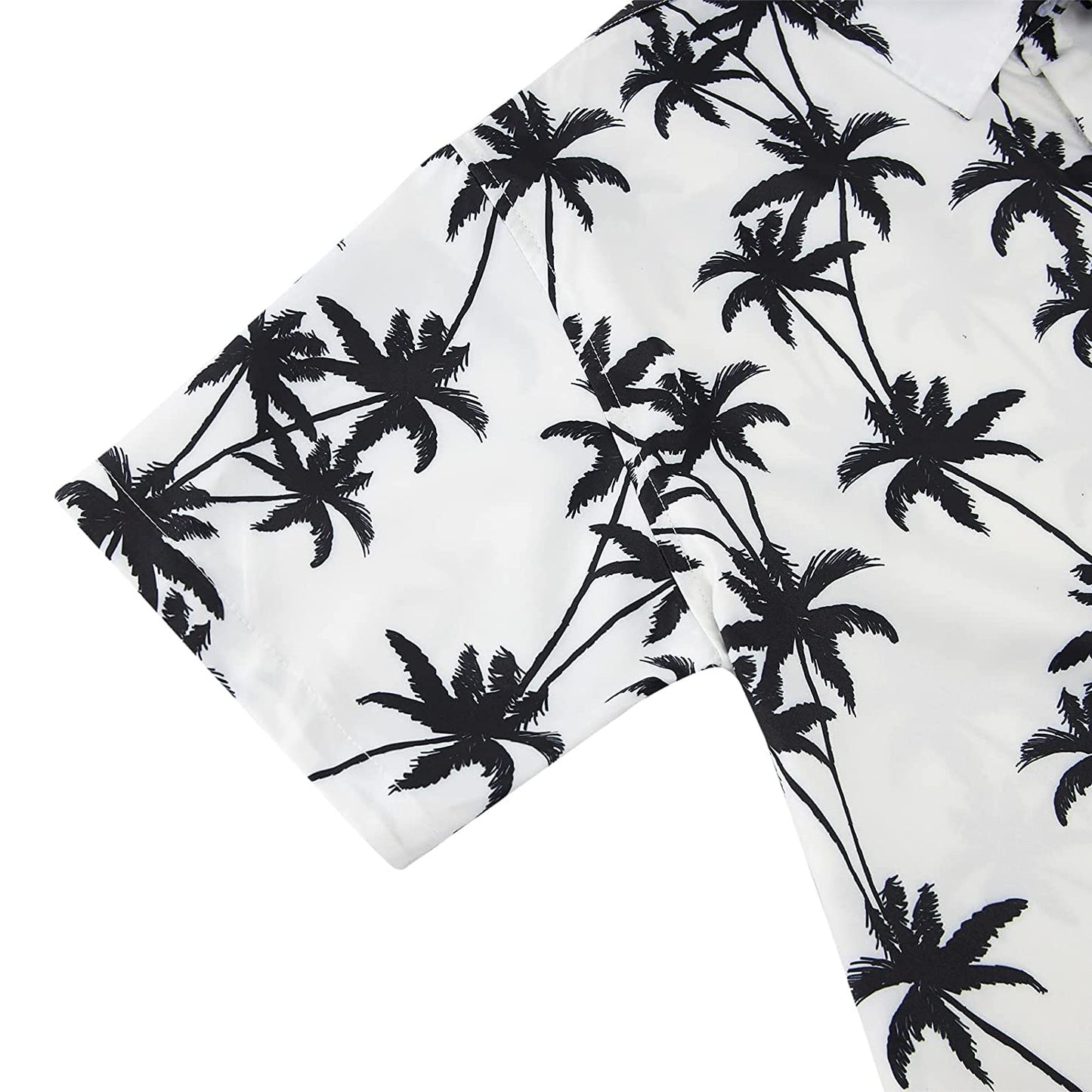 Wit Palmboom Grappig Knoop Shirt